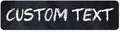 Custom Sign, Custom Street Sign, 11 Font Colors, 13 Font Styles, 4 Hole Options, 22 Sizes, 8x32 Inches, Rust Free DiBound, Fade Resistant, Made in USA by My Sign Center (Chalkboard Black)