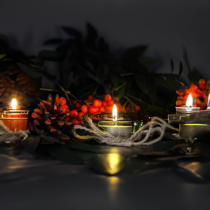 WGV Sturdy Tea Light Votive Candle Holder 3" W, Clear Heavy Thick Chubby Plate Bowl Glass, Small Accent Decor, 1 Pc