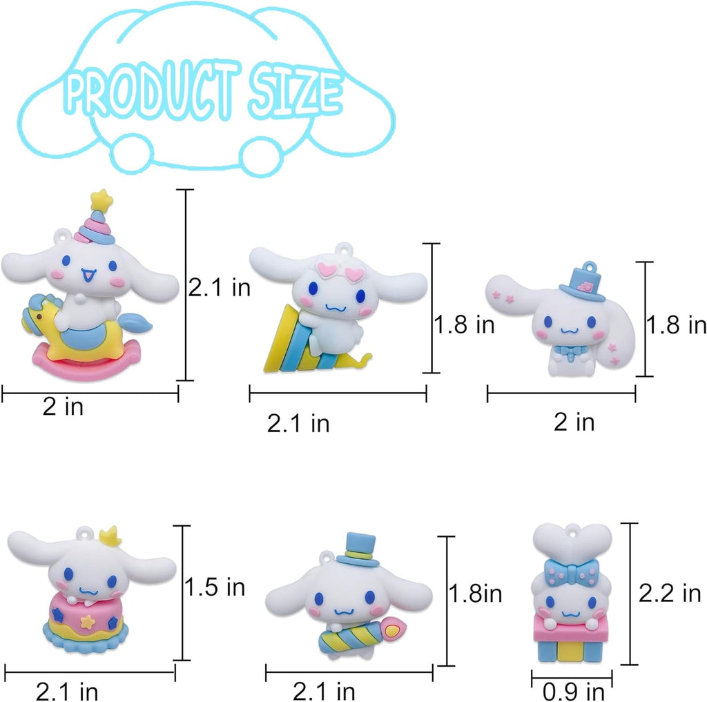 30Pcs Cute Cake Topper, Birthday Cake Decorations Figures Set for Theme Birthday Party Decorations (Pink)