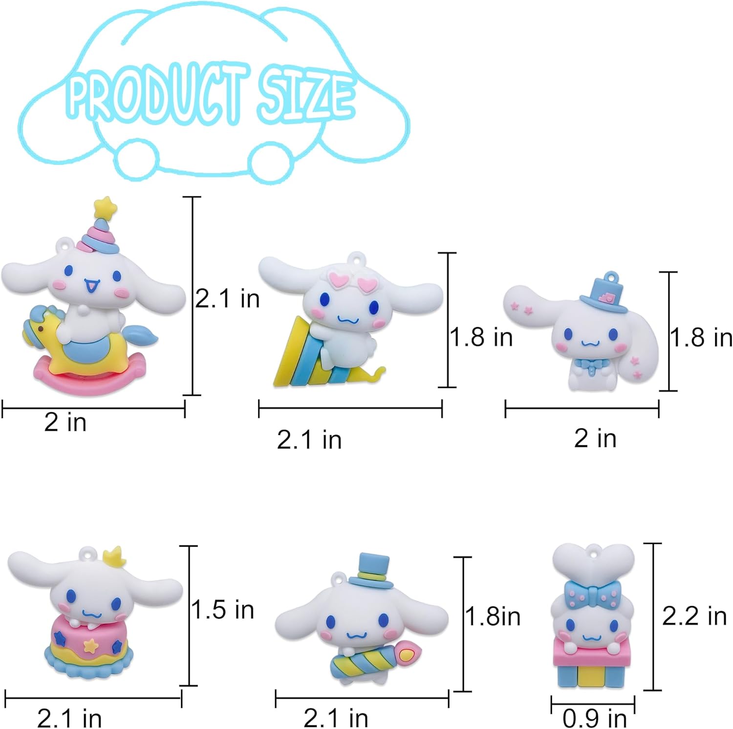 30Pcs Cute Cake Topper, Birthday Cake Decorations Figures Set for Theme Birthday Party Decorations (Pink)