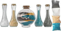 CHENGXINWENHUA Unity Sand Ceremony Set for Wedding Handmade Decorative Jars (4vase)