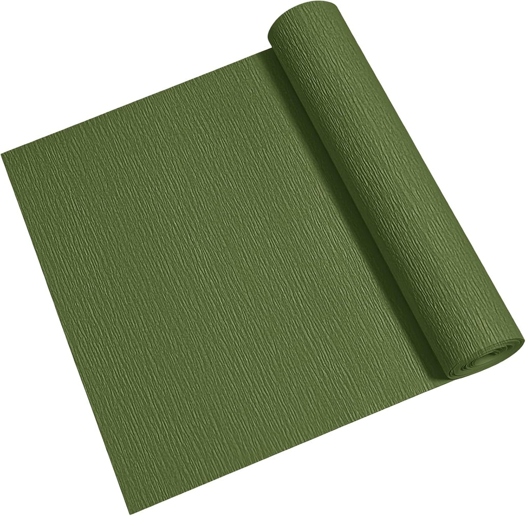 Crepe Paper Roll 8.2ft x 10in for Wedding Party Decor DIY Craft (Grass Green)