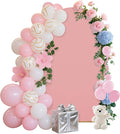 7.2FT Wedding Arch Covers Arch Backdrop Cover Arch Stand Covers Set Arch Cover Spandex Fabric Stretchy Backdrop for Wedding Birthday Party Decoration Baby Shower (Light Pink)
