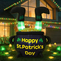 glooglitter 4 ft st patrick's day inflatables outdoor, main product view