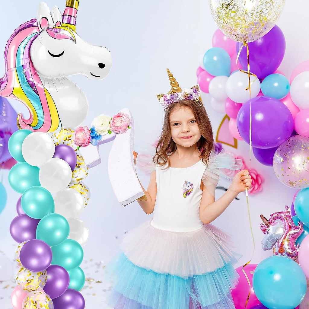 kasyat 2 sets unicorn balloon column stand kit, package contents