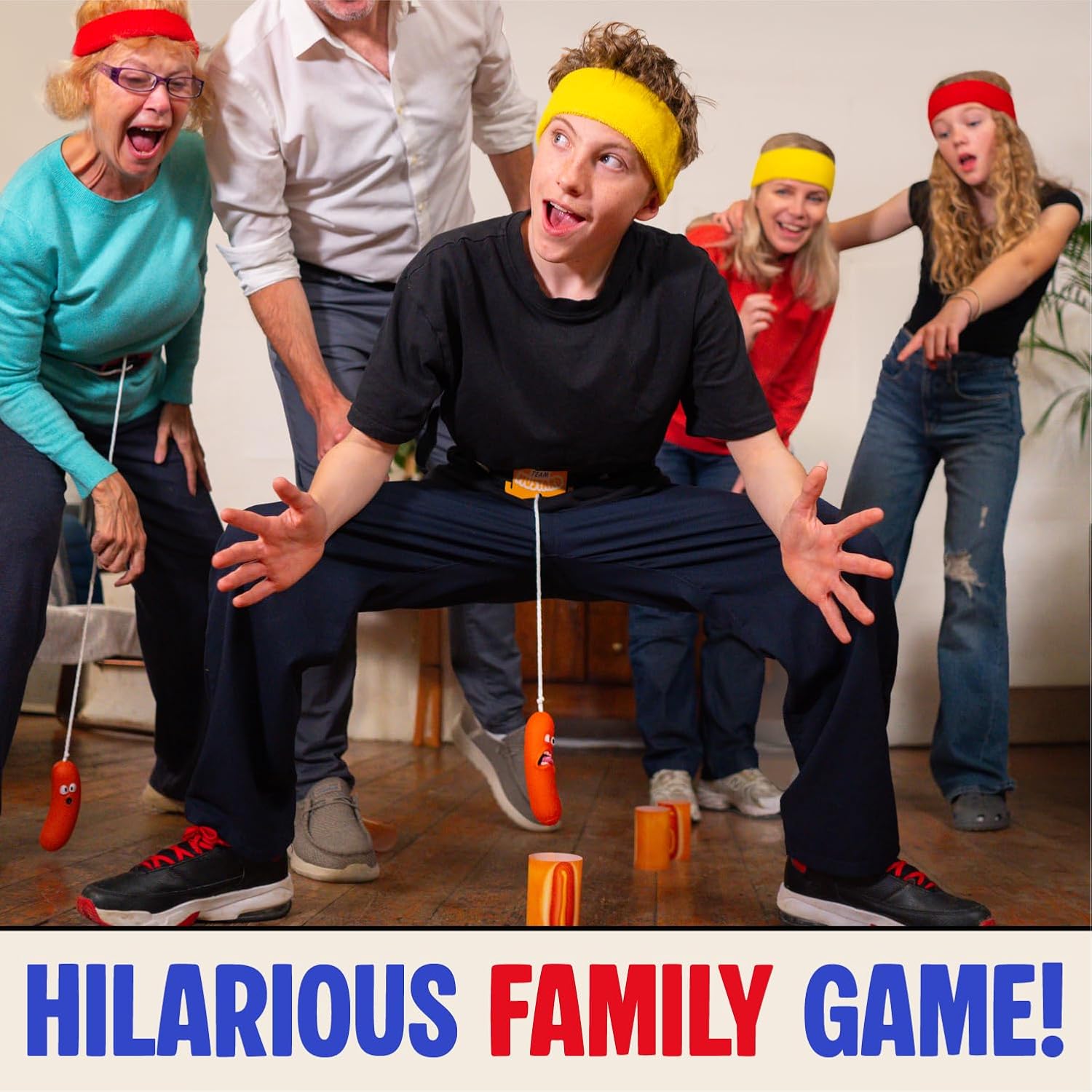 Swing Your Sausage - Hilarious Party Games for Adults - Perfect Bachelorette Games for Adults Game Night (2-12 Players) - Funny Outdoor & Indoor Game for Family Gatherings and Birthday Games