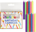 12-Count Neon Birthday Candles, Candle for Cake, Cupcake, Party Celebration