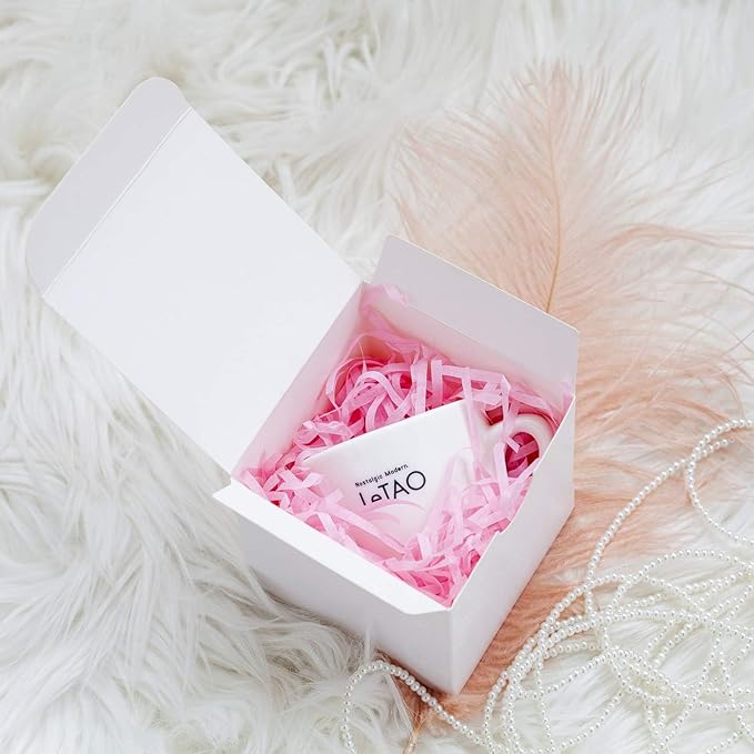 GEFTOL Small White Gift Box - 100 Pack, 3x3x3 inches, Foldable Paper Box for Bridesmaids, Proposals, Birthdays, Parties, Christmas