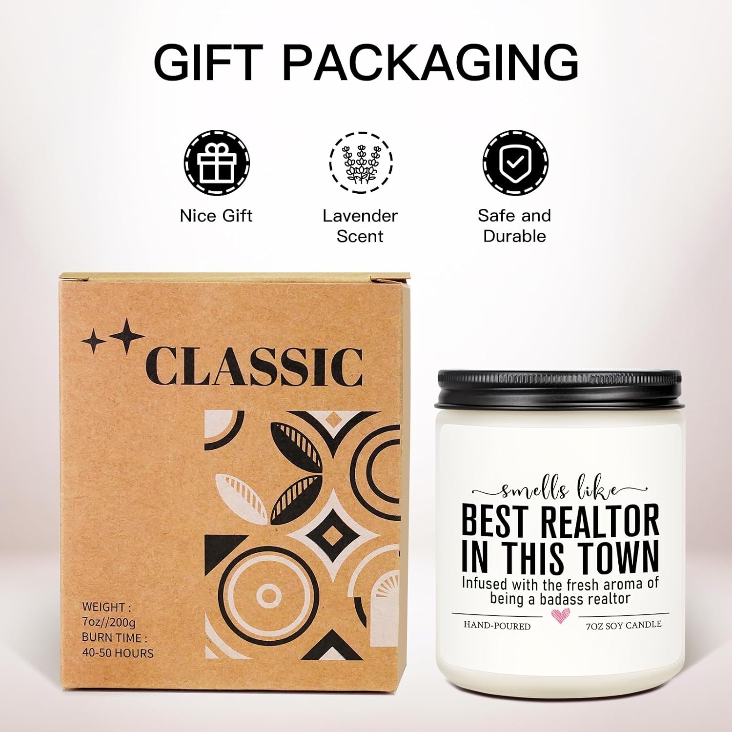 Funny Realtor Candle, Realtor Gifts for Women Men, Real Estate Agent Supplies, Closing Gift for Sellers, Funny Celebrate Reward Thank You Presents for Realtors, Salesperson, Broker, Realtor Supplies