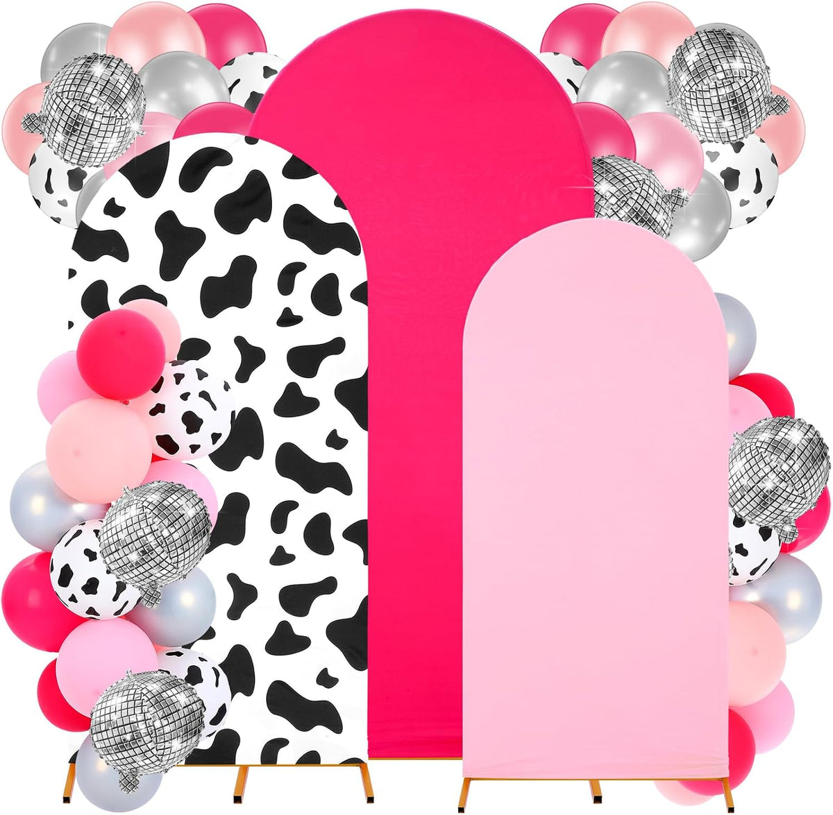 foilswirl 34 pieces disco cowgirl party decorations cowgirl, main product view