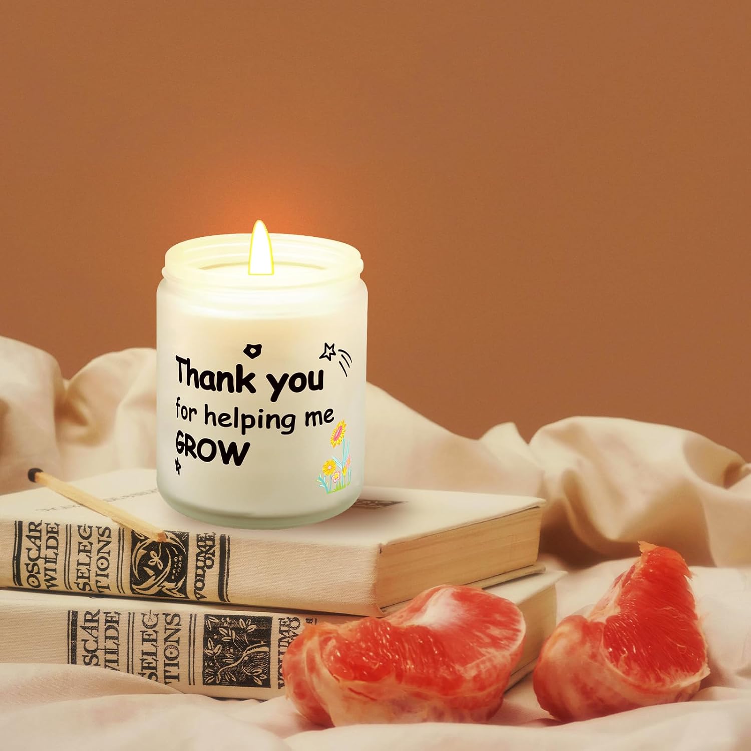 Lihome Teacher Appreciation Gifts - Funny Teacher's Day, Thanksgiving, Birthday, Christmas Gifts, Vanilla Coconut Candles