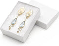thedisplayguys 100 cardboard jewelry gift boxes with inserts, main product view