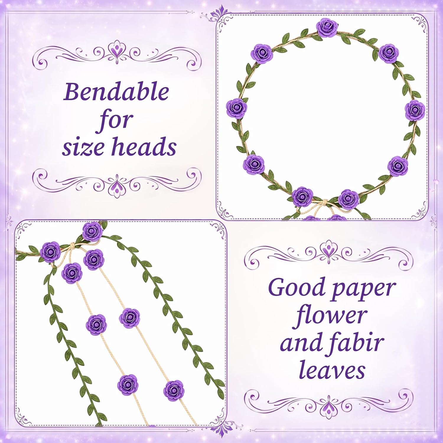 Chunful Butterfly Theme Mom to Be Sash Baby Shower Dad to Be Pin and Flower Crown Headband for Gender Reveals Party Baby Shower Party Favors for Girls Pregnancy Photo Props Gifts (Classic,Purple)