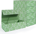 lfbox green leaves gift box with magnetic lids, main product view