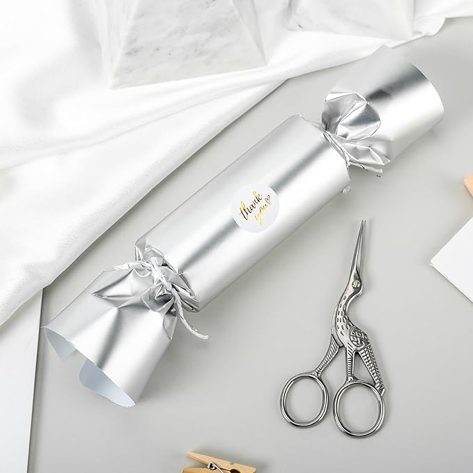Garbendy Silver Wrapping Paper - Solid Color Metallic Sparkle Paper Perfect for Birthday, Wedding, Baby Shower, Party - 17 Inch X 33 Feet
