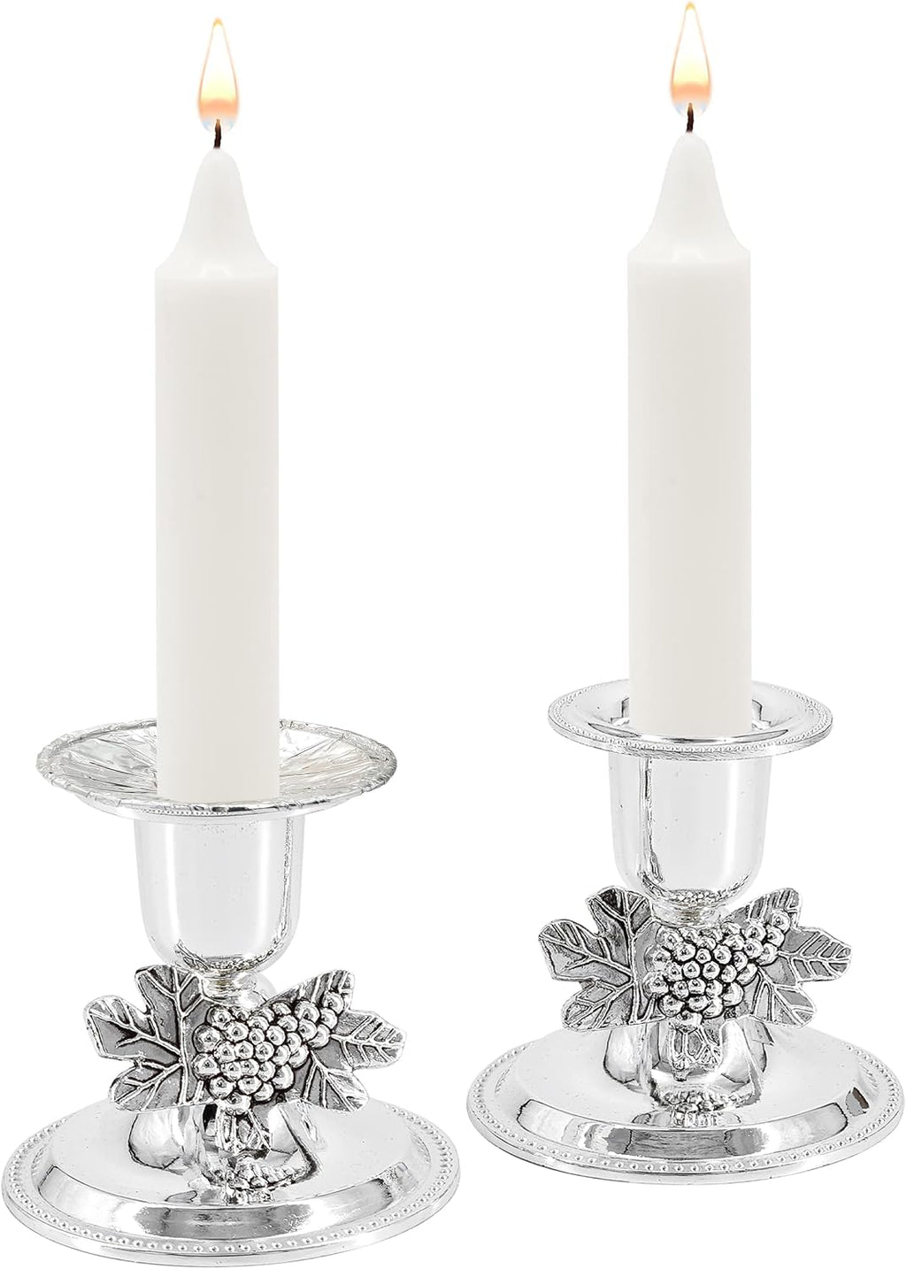 The Dreidel Company Extra Heavy Disposable Candle Holders, 100 Pack - Disposable Candle Drip Cup, Aluminum Foil Drip Cup Bobeches