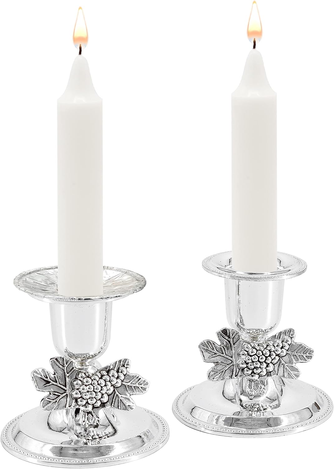 The Dreidel Company Extra Heavy Disposable Candle Holders, 100 Pack - Disposable Candle Drip Cup, Aluminum Foil Drip Cup Bobeches