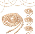 yinder 4 pcs christmas wood bead garland 48, main product view