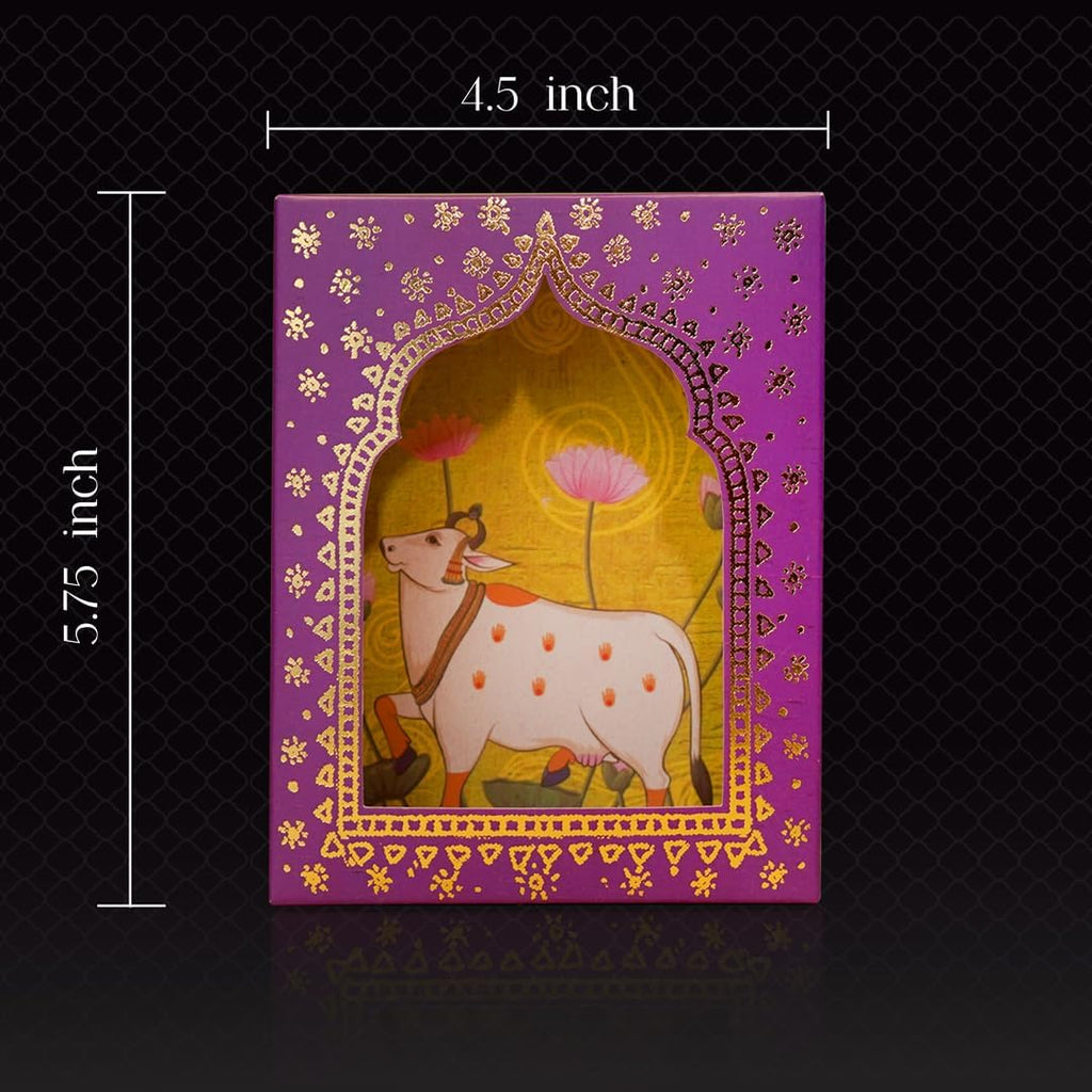 Island Rangoli Paper Deep Dwar (Pack of 12) with LED Candle, Jharokha Style Wall & Home Decor for Diwali Decoration, Festive Decor, Wall Decor
