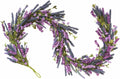 purple lavender flower garland for mantle & fireplace, main product view