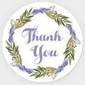 Custom Stickers for Weddings, Birthdays & Businesses - Personalized Labels with Your Logo - Waterproof, Fade and Heat Resistant - Pack of 100-1000 (Wreath O, 4 Inch)