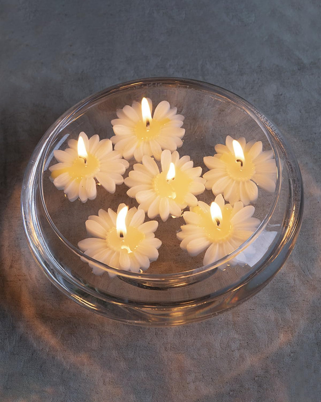 Colored Candles Chamomile Floating Candles Large 2" Scented Romantic Tealight Candles for Cylinder Vases,Centerpieces at Wedding,Party,Pool,Holidays,12 Pack