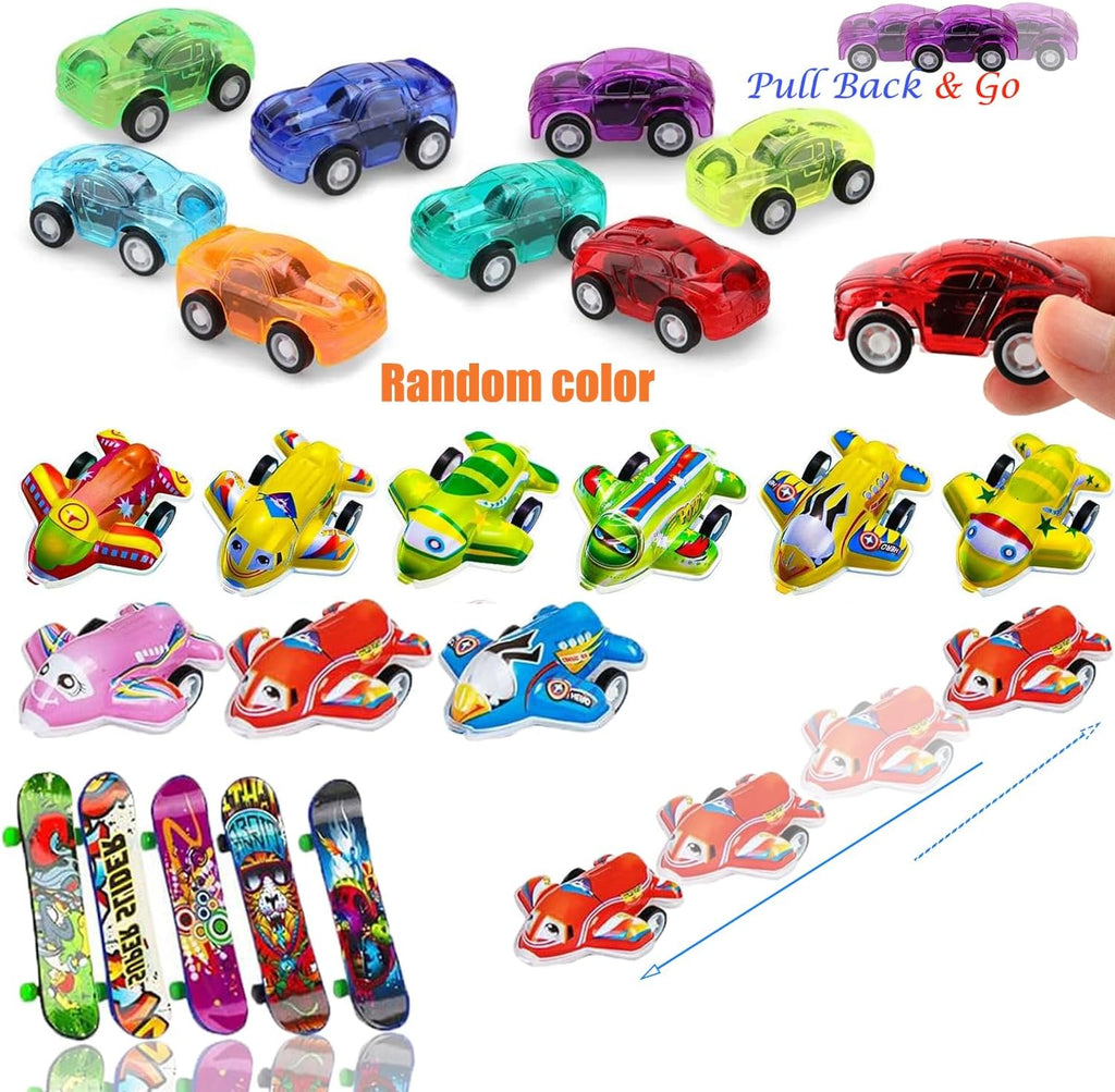 128 Pcs Party Favors for Kids 4-8-12, Fidget Toys, Pinata Stuffers, Treasure Chest Box Toys for Classroom, Goodie Bag Stuffers, Carnival Prize Box Toy for Boys Girls, Easter Egg Filler Gifts Bulk Toys