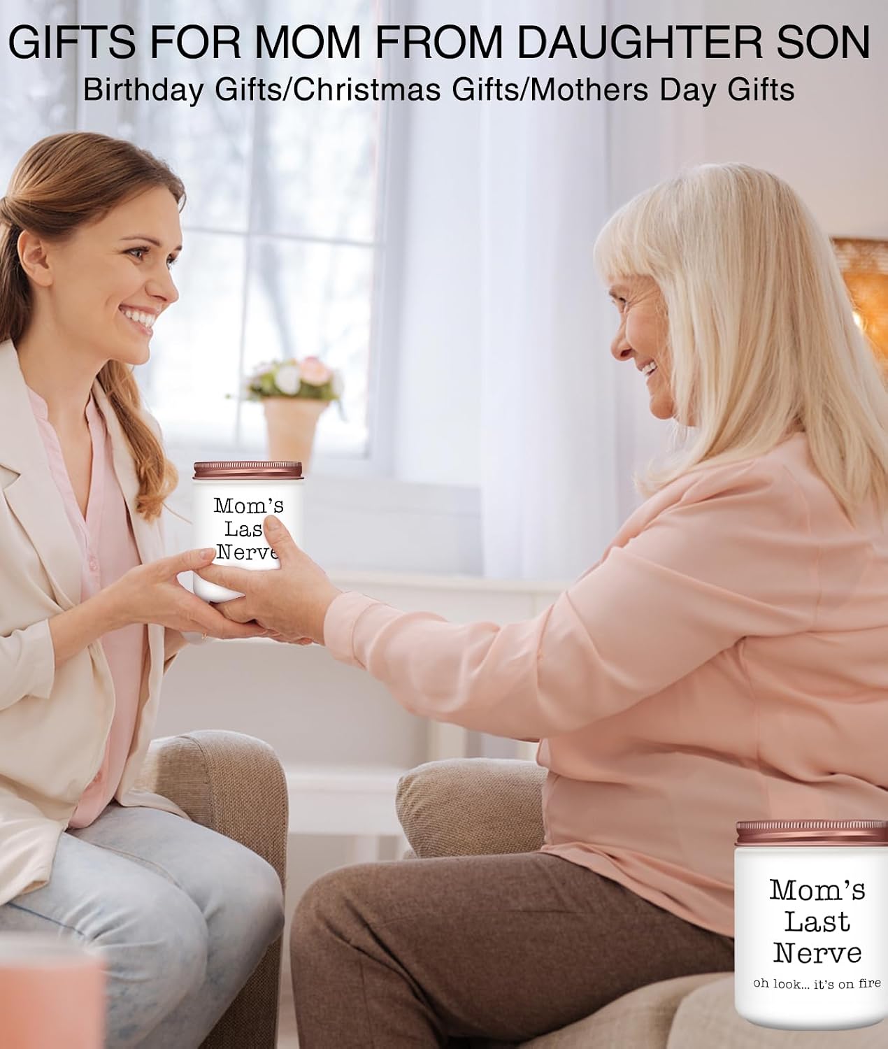 Homsolver Gifts for Mom from Daughter Son, Best Mom Gifts, Funny Mom, Birthday Thanksgiving for Mom Stepmother Adoptive Mother, Mom's Last Nerve