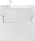 LUXPaper A7 Invitation Envelopes | Peel & Press | 5 1/4" x 7 1/4" | Gray | 80lb. Text | 100% Cotton | 250 Qty