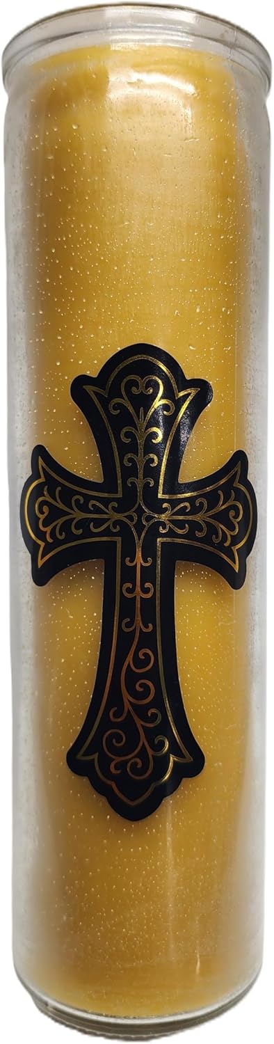 100 Percent Beeswax Candles, 2 Vigil Meditation Prayer Alter, Burns up to 100 Hours. The 100% Beeswax Used, Comes from Local Beekeepers in The USA Hypoallergenic