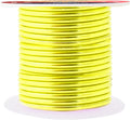 Mandala Crafts 8 Gauge Anodized Aluminum Craft Wire for Jewelry Making - 32 FT Colored Flexible Yellow Green Wire - Bendable for Bonsai Armature Crafting Sculpting