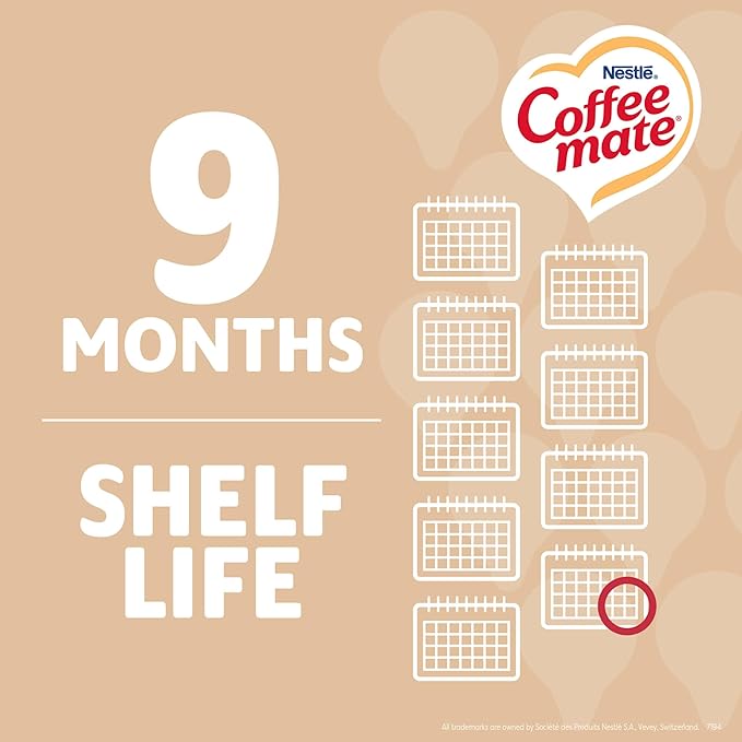 Nestle Coffee mate Coffee Creamer, Original, Liquid Creamer Singles, Non Dairy, No Refrigeration, 0.375 fl oz Tubs (Pack of 360)