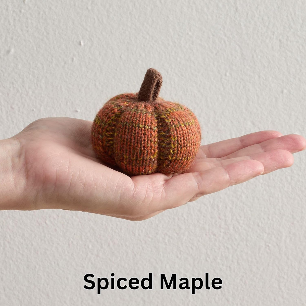 Cozy Mini Knit Pumpkin Set of 12 (Spiced Maple Full Set)