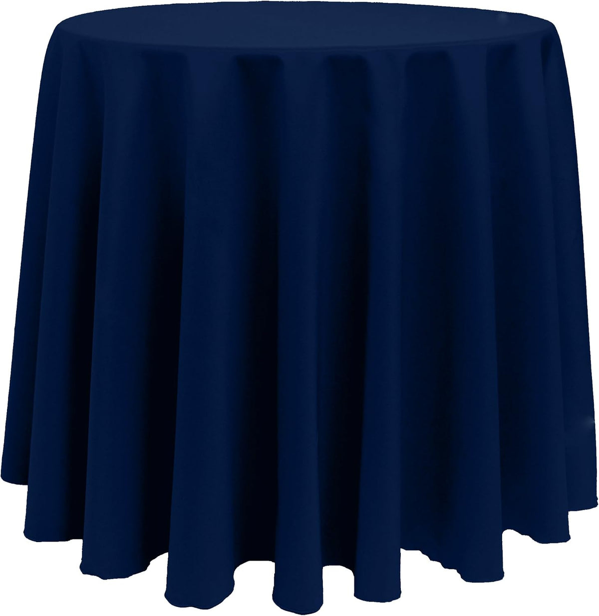 Ultimate Textile 90-Inch Round Polyester Table Cover, Deep Royal, 10 Pack