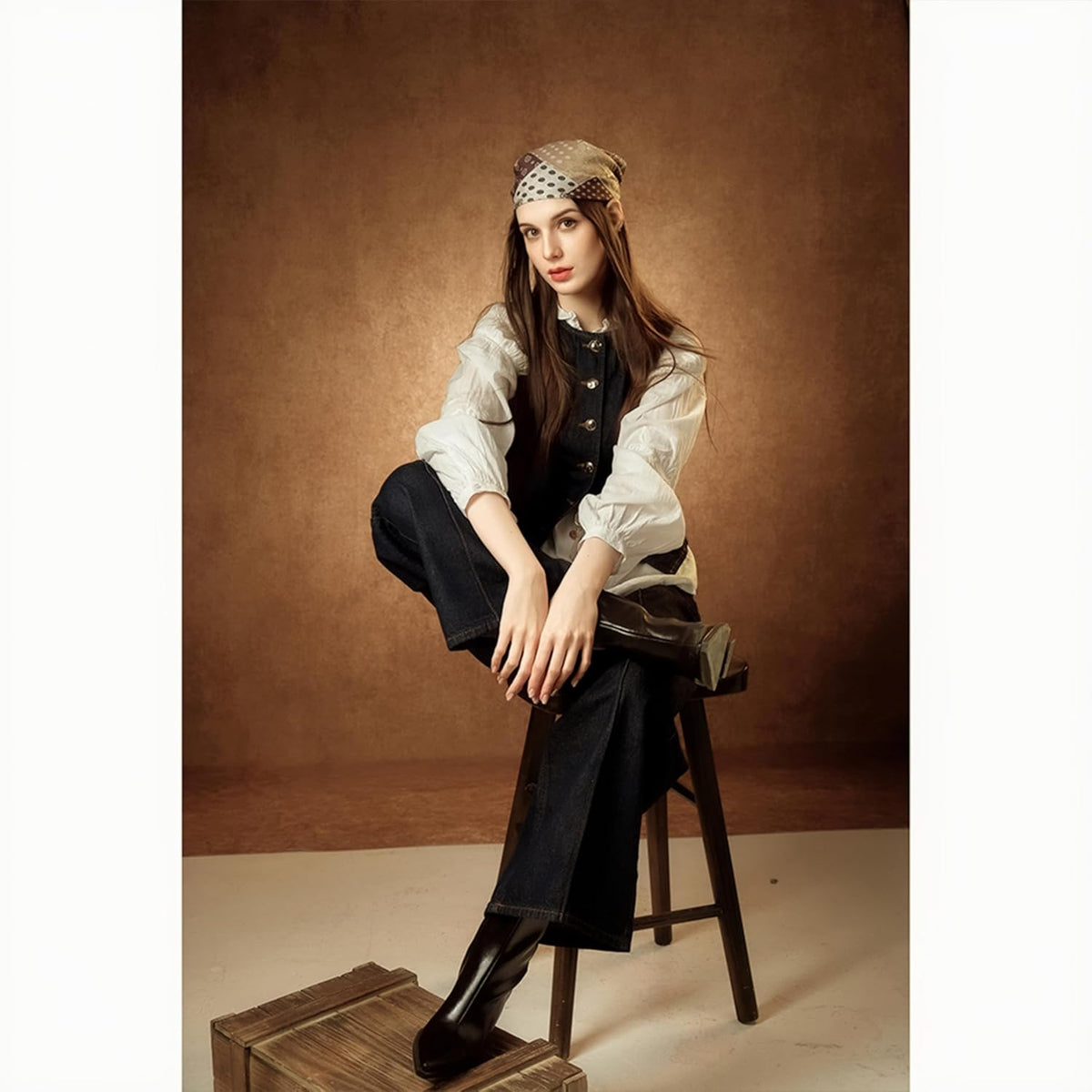 UrcTepics 8x10 ft Brown Photo Backdrop for Photography, No Stand