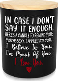 TEEZWONDER Anniversary Wedding Gifts for Women Men - Long Lasting Vanilla Lavender Candle 10 Oz - Romantic Gifts for Him Her Girlfriend Boyfriend, Birthday Gift Ideas