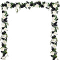 lvydec 2 pack artificial peony flower garland, main product view