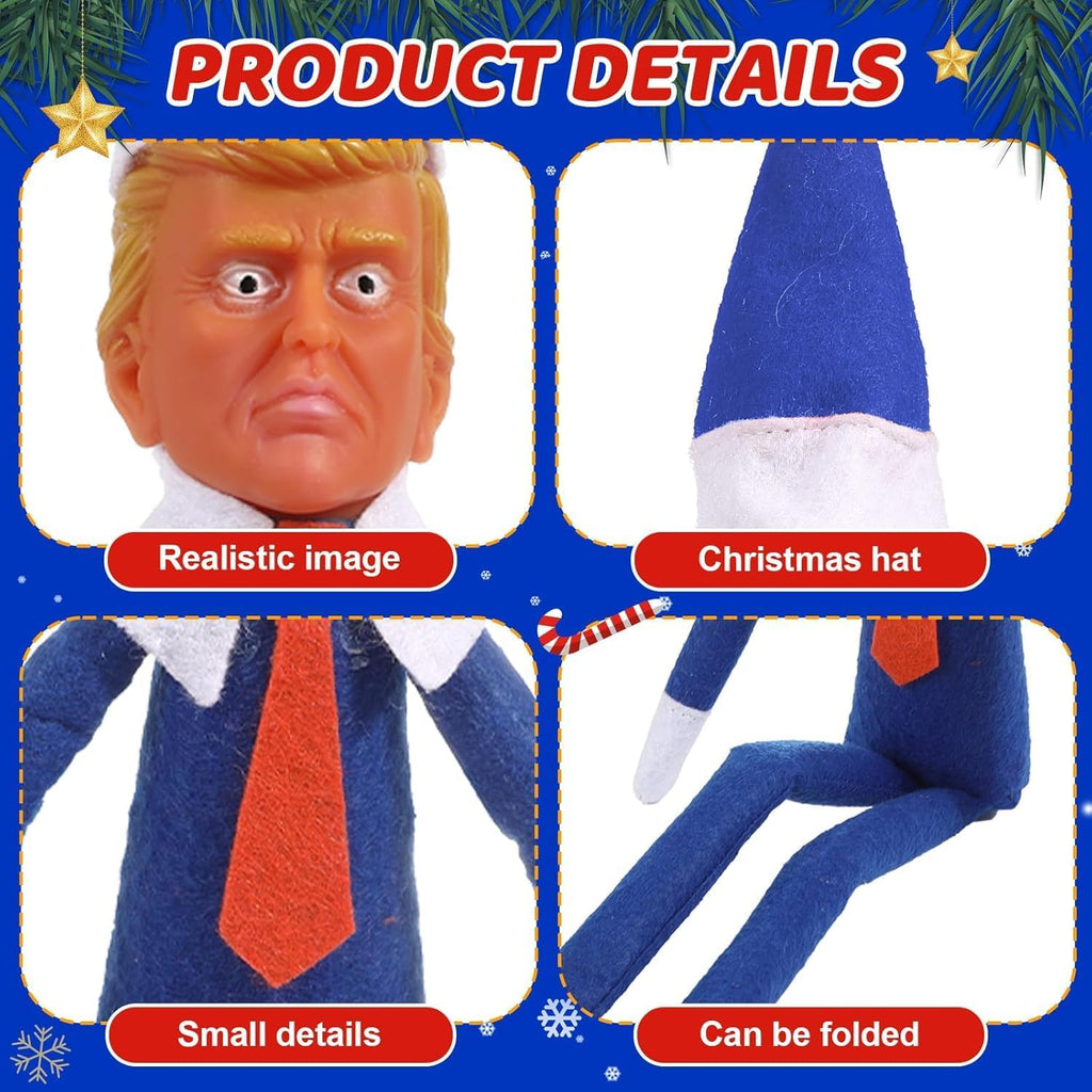 About Stump Elf Decorations,Christmas Tree Ornaments,Make The Holidays Great Again,Funny Gag Gifts for Christmas Tree,Holiday Decoration