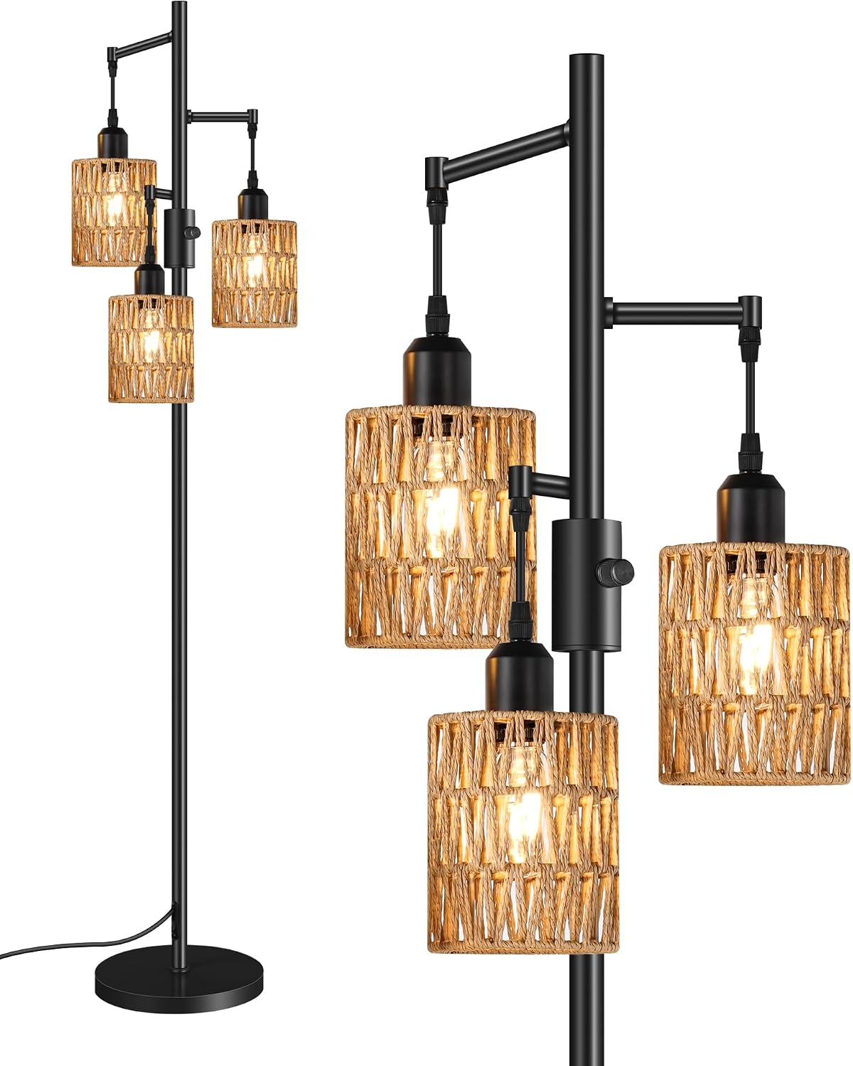 dimmable floor lamp, farmhouse tall standing 70.3" tree, main product view