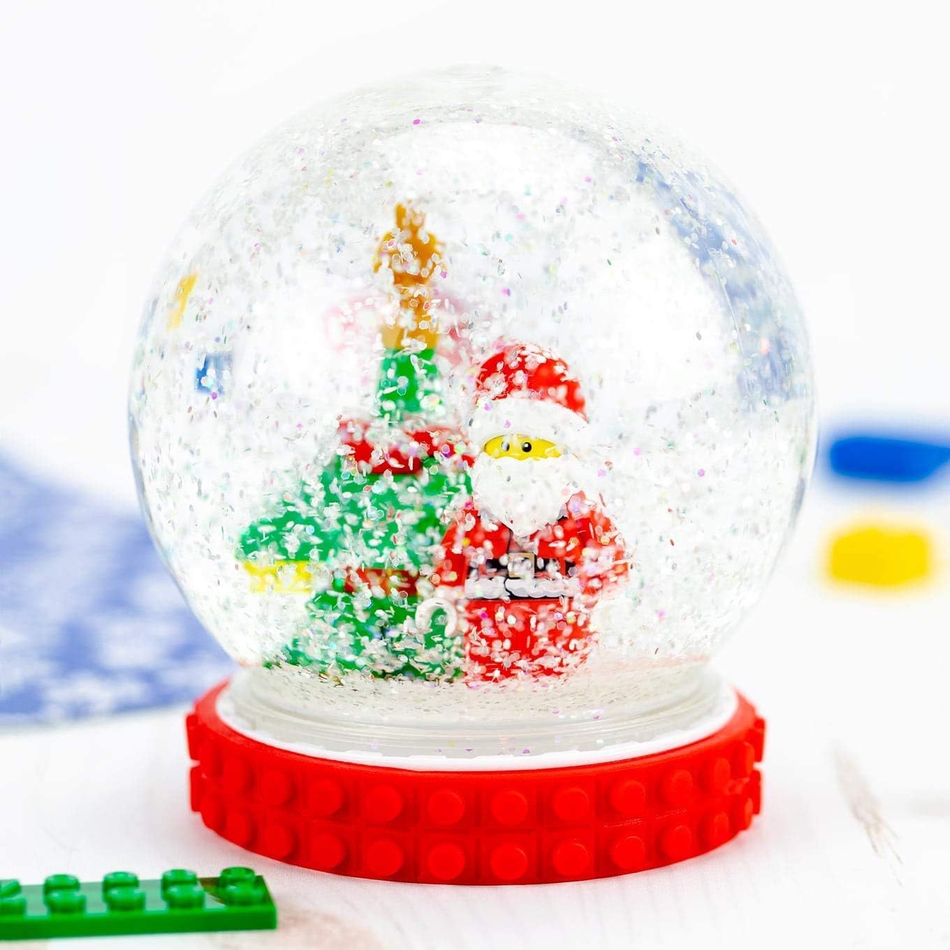 Creative Hobbies Pack of 6 (100mm) 4 Inch DIY Snow Globe Water Globe - Clear Plastic with Screw Off Cap | Perfect for DIY Crafts and Customization