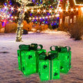 christmas lighted gift boxes set of 3, christmas, main product view