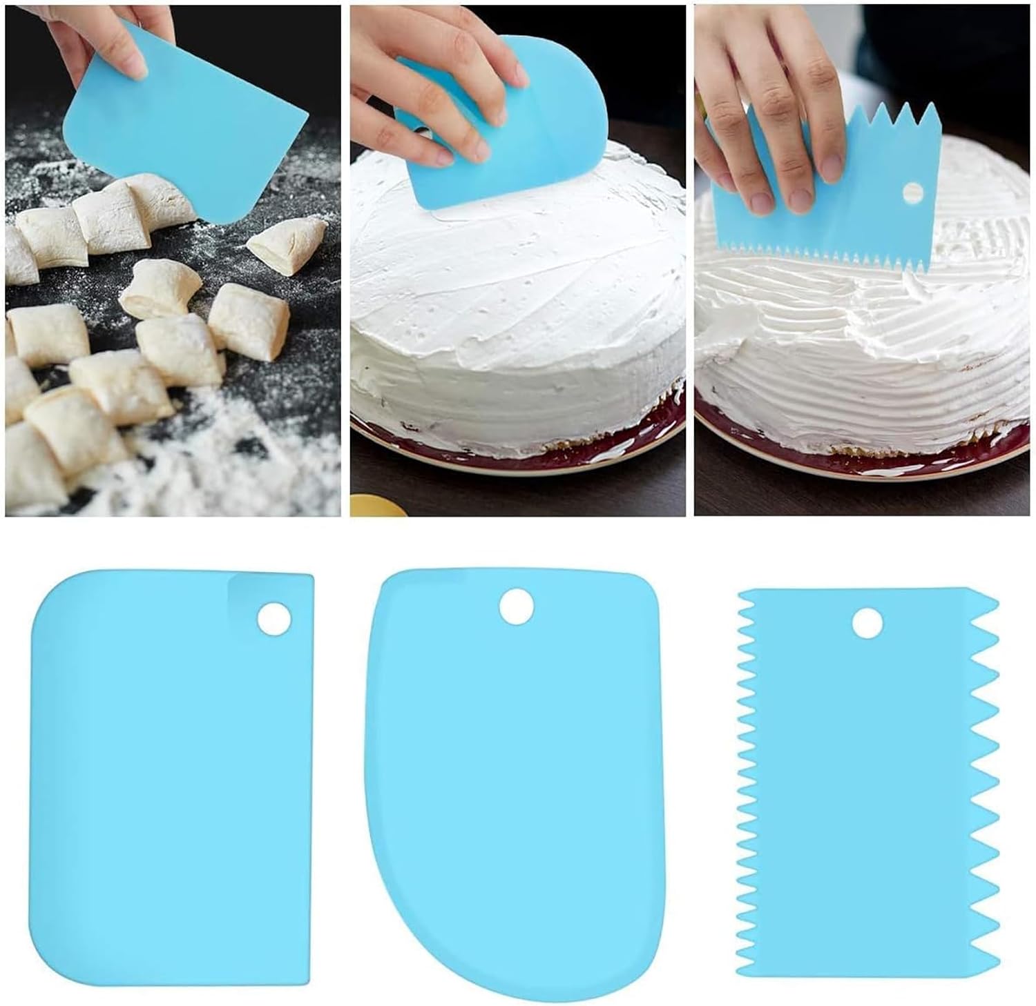 Silicone Icing Piping Bag,Reusable Cream Pastry Bag and 20× Stainless Steel Nozzle Set DIY Cake Decorating Tool(20×Nozzle, 2×Icing Cream Pastry Bag and 2 X Converter and 3×Scraper)
