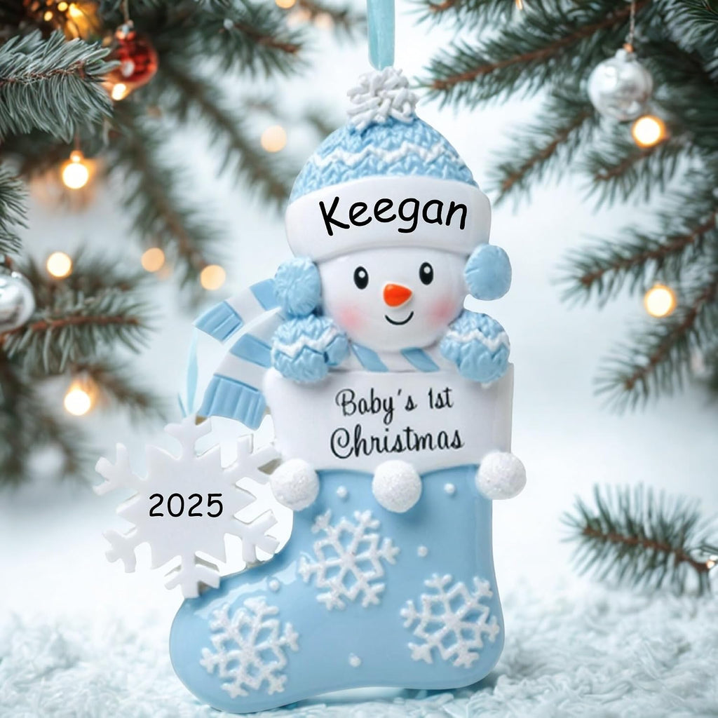 Personalized Babys 1st Christmas Ornament 2026, Gift for Expecting Parents (Personalized)