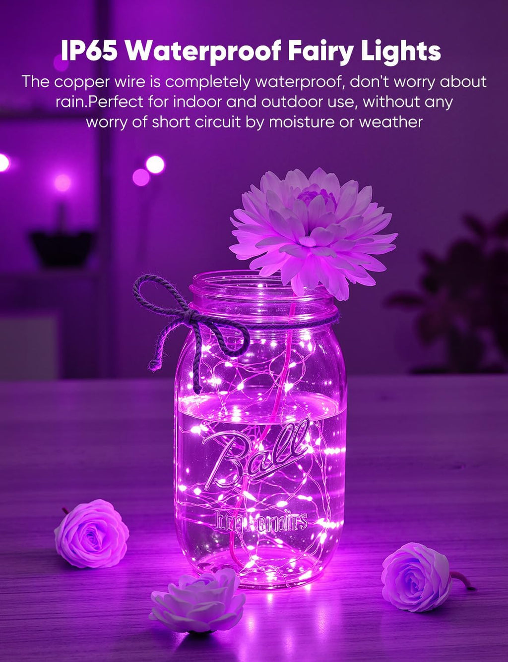 Brightown 14 Pack 6 Color LED Fairy Lights Battery Operated String Lights, 7 ft 20 LED Waterproof Silver Wire Twinkle Lights