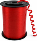 TONIFUL 500 Yards Bright Red Curling Ribbon Metallic Party Balloon String | Vibrant Red Ribbon for Gift Wrapping, Florist Bouquet, DIY Crafts, Christmas, Valentine‘s, Birthday, Summer Party Decorations