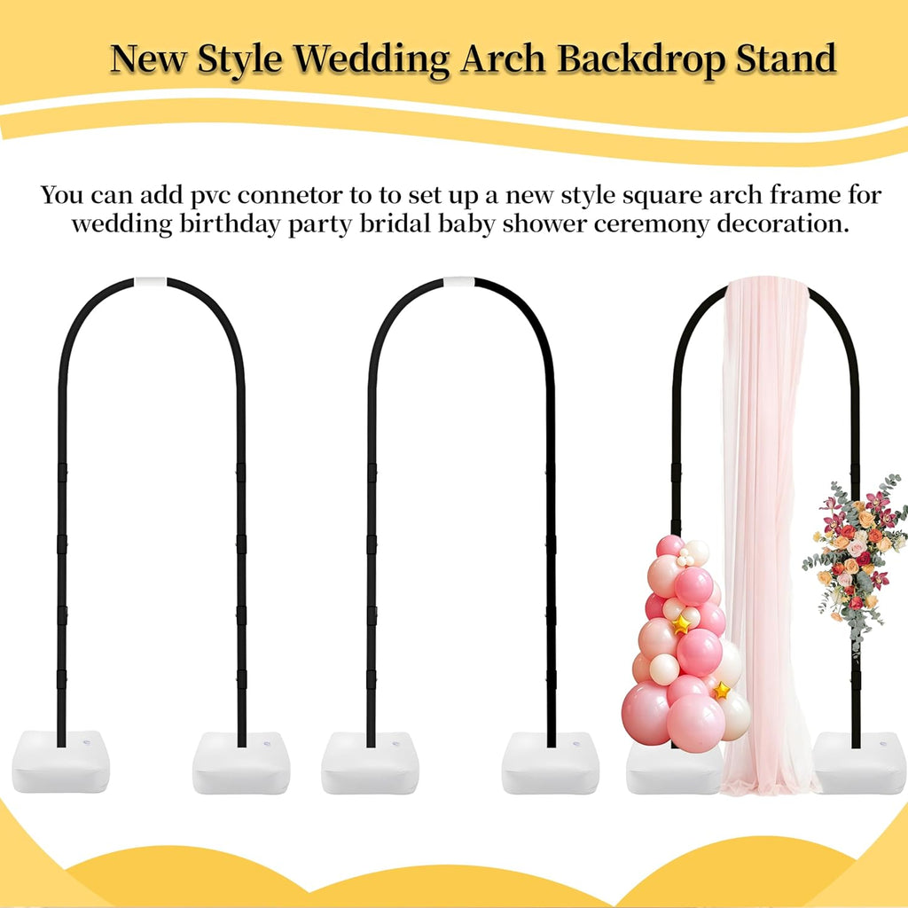 balloon arch kit,adjustable 8.2ft & 6ft half balloon, side view