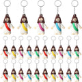 25 Pack Mini Jesus Figurines Keychains, Christian Little Jesus Toys Keychains, Religious Keychain Bulk For Church Events Giveaways, Sunday School Religious Party Favors