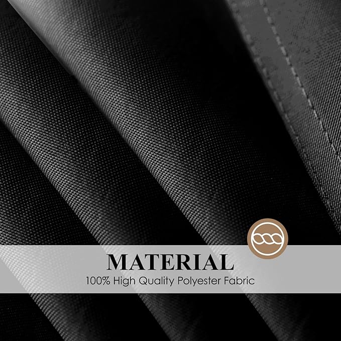 Square Tablecloth 52 x 52 Inch Black 10 Pack Tablecloths Stain-Wrinkle Resistant Washable Polyester Table Cloths for Holiday, Buffet Parties,and Wedding