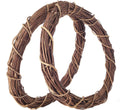 14 inch natural bare grapevine wreath, rustic twig, main product view