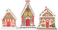 mark feldstein red gingerbread village porcelain tea light, main product view